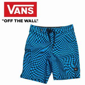 Vans Spiral Checker Board Shorts - Size 28"